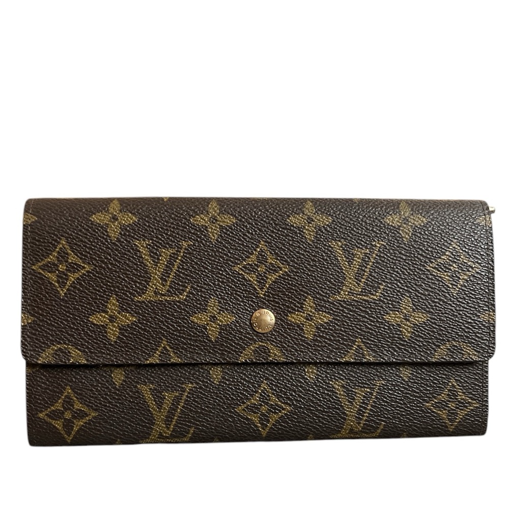 Louis Vuitton Brown Monogram Sarah Wallet